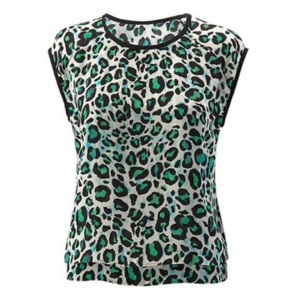 ♥️ CAbi #3260 Cheetah Envy Print Jungle Top - Picture 3 of 10